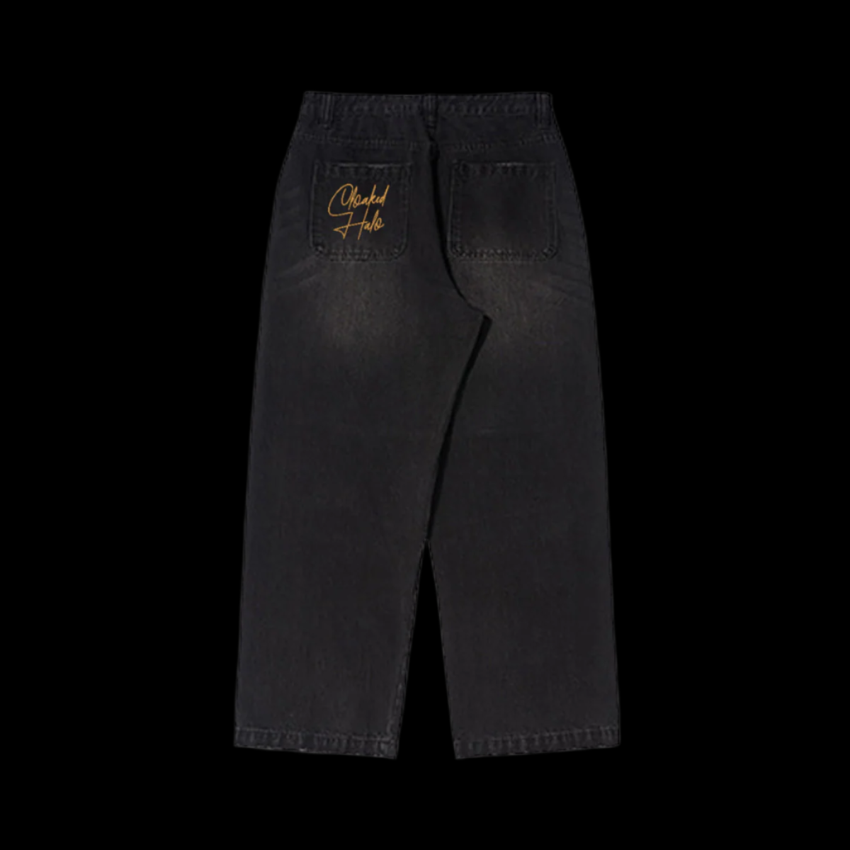 Straight-Leg Vintage Denim Jeans